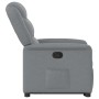 Sillón reclinable elevable de tela gris claro en Sillones | Comprar online en Foru.es