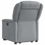 Sillón reclinable elevable de tela gris claro en Sillones | Comprar online en Foru.es