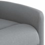 Sillón reclinable elevable de tela gris claro en Sillones | Comprar online en Foru.es