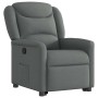 Sillón reclinable elevable de tela gris oscuro en Sillones | Comprar online en Foru.es