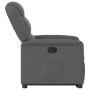 Sillón reclinable elevable de tela gris oscuro en Sillones | Comprar online en Foru.es