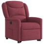 Sillón reclinable elevable tela rojo tinto en Sillones | Comprar online en Foru.es