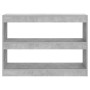Estantería/divisor de espacios gris hormigón 100x30x72 cm de vidaXL, Librerías y estanterías - Ref: Foro24-811740, Precio: 50...