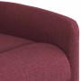 Sillón reclinable elevable tela rojo tinto en Sillones | Comprar online en Foru.es