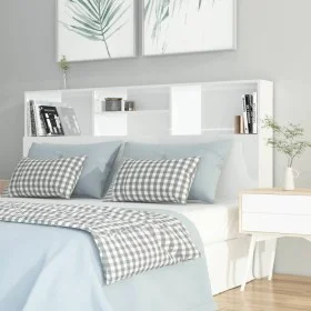 Glänzend weißes Kopfteilmöbel 160x19x103,5 cm von vidaXL, Kopf- und Fußteile - Ref: Foro24-811877, Preis: 72,70 €, Rabatt: %