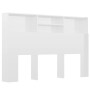 Mueble cabecero blanco brillante 160x19x103,5 cm de vidaXL, Cabeceros y pies de cama - Ref: Foro24-811877, Precio: 73,21 €, D...