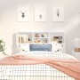 Mueble cabecero blanco brillante 120x19x103,5 cm de vidaXL, Cabeceros y pies de cama - Ref: Foro24-811859, Precio: 63,97 €, D...
