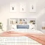Mueble cabecero blanco brillante 120x19x103,5 cm de vidaXL, Cabeceros y pies de cama - Ref: Foro24-811859, Precio: 63,15 €, D...