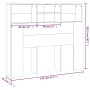 Mueble cabecero blanco brillante 120x19x103,5 cm de vidaXL, Cabeceros y pies de cama - Ref: Foro24-811859, Precio: 63,97 €, D...