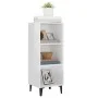 Aparador de madera contrachapada blanco brillo 34,5x32,5x90 cm de vidaXL, Aparadores - Ref: Foro24-812390, Precio: 39,98 €, D...