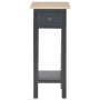Mesa auxiliar de madera negro 27x27x65,5 cm en Mesas auxiliares | Comprar online en Foru.es