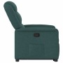 Sillón reclinable elevable tela verde oscuro en Sillones | Comprar online en Foru.es