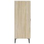 Aparador de madera de ingeniería roble Sonoma 69,5x34x90 cm de vidaXL, Aparadores - Ref: Foro24-812180, Precio: 88,38 €, Desc...