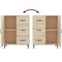 Aparador de madera de ingeniería roble Sonoma 69,5x34x90 cm de vidaXL, Aparadores - Ref: Foro24-812180, Precio: 88,38 €, Desc...