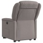 Sillón reclinable elevable tela gris taupe en Sillones | Comprar online en Foru.es