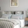 Mueble cabecero gris hormigón 220x18,5x104,5 cm de vidaXL, Cabeceros y pies de cama - Ref: Foro24-811965, Precio: 87,33 €, De...