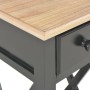 Mesa auxiliar de madera negro 27x27x65,5 cm en Mesas auxiliares | Comprar online en Foru.es
