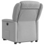 Sillón reclinable elevable de tela gris nube en Sillones | Comprar online en Foru.es
