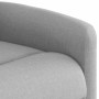 Sillón reclinable elevable de tela gris nube en Sillones | Comprar online en Foru.es