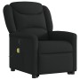 Sillón reclinable de masaje elevable tela negro en Sillones | Comprar online en Foru.es
