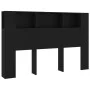 Black headboard furniture 160x18.5x104.5 cm by vidaXL, Headboards and footboards - Ref: Foro24-811935, Price: 67,24 €, Discou...