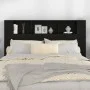Mueble cabecero negro 160x18,5x104,5 cm de vidaXL, Cabeceros y pies de cama - Ref: Foro24-811935, Precio: 67,24 €, Descuento: %