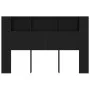 Mueble cabecero negro 160x18,5x104,5 cm de vidaXL, Cabeceros y pies de cama - Ref: Foro24-811935, Precio: 67,24 €, Descuento: %