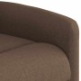 Silla de masaje reclinable de pie de tela marrón en Sillones | Comprar online en Foru.es