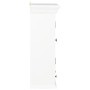 Armario de pared de madera maciza blanco 49x22x59 cm en Armarios de cocina | Comprar online en Foru.es
