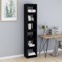 Estantería de libros/divisor de espacios negro 40x30x198 cm de vidaXL, Librerías y estanterías - Ref: Foro24-811638, Precio: ...