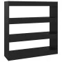 Estantería de libros/divisor de espacios negro 100x30x103 cm de vidaXL, Librerías y estanterías - Ref: Foro24-811746, Precio:...