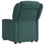 Silla de masaje reclinable de pie de tela verde oscura en Sillones | Comprar online en Foru.es