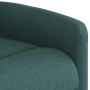 Silla de masaje reclinable de pie de tela verde oscura en Sillones | Comprar online en Foru.es