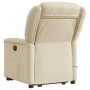 Silla de masaje reclinable de pie de tela color crema en Sillones | Comprar online en Foru.es