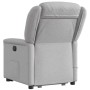 Sillón de masaje reclinable de pie de tela gris nube en Sillones | Comprar online en Foru.es