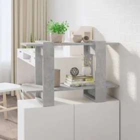 Estantería/divisor de espacios gris hormigón 80x30x51 cm de vidaXL, Librerías y estanterías - Ref: Foro24-811596, Precio: 28,...