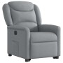 Sillón eléctrico reclinable elevable de tela gris claro en Sillones | Comprar online en Foru.es