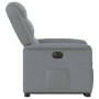 Sillón eléctrico reclinable elevable de tela gris claro en Sillones | Comprar online en Foru.es