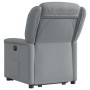 Sillón eléctrico reclinable elevable de tela gris claro en Sillones | Comprar online en Foru.es