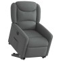 Sillón eléctrico reclinable elevable de tela gris oscuro en Sillones | Comprar online en Foru.es