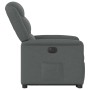 Sillón eléctrico reclinable elevable de tela gris oscuro en Sillones | Comprar online en Foru.es
