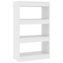 Estantería/divisor madera de ingeniería blanco 60x30x103 cm de vidaXL, Librerías y estanterías - Ref: Foro24-811655, Precio: ...