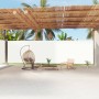 Toldo lateral retráctil crema 220x1200 cm de vidaXL, Sombrillas - Ref: Foro24-318085, Precio: 165,01 €, Descuento: %