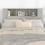 Mueble cabecero gris hormigón 140x18,5x104,5 cm de vidaXL, Cabeceros y pies de cama - Ref: Foro24-811929, Precio: 54,10 €, De...