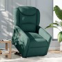 Sillón eléctrico reclinable elevable de tela verde oscuro en Sillones | Comprar online en Foru.es