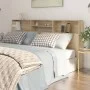 Mueble cabecero color roble Sonoma 200x19x103,5 cm de vidaXL, Cabeceros y pies de cama - Ref: Foro24-811892, Precio: 80,44 €,...