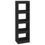 Estantería de libros/divisor de espacios negro 40x30x135 cm de vidaXL, Librerías y estanterías - Ref: Foro24-811620, Precio: ...