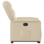 Sillón eléctrico reclinable elevable de tela color crema en Sillones | Comprar online en Foru.es