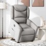 Sillón eléctrico reclinable elevable de tela gris nube en Sillones | Comprar online en Foru.es