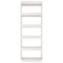 Estantería/divisor de espacios madera pino blanco 60x35x167 cm de vidaXL, Librerías y estanterías - Ref: Foro24-810875, Preci...